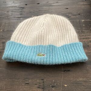 Lacoste beanie wool